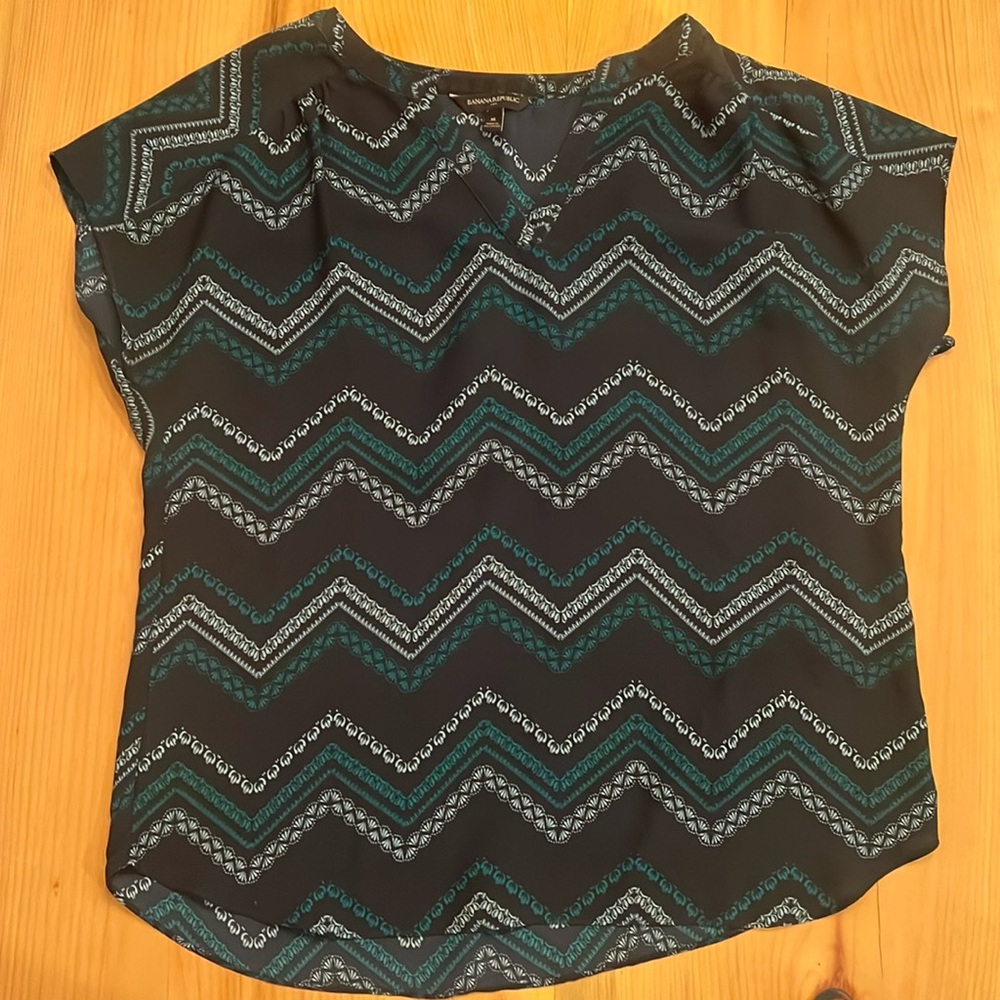 Banana Republic Navy Blouse